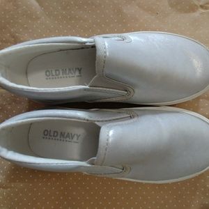Brand New Silver Slip on Sneakers
